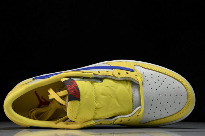 travis scott air jordan 1 low og canary dz4137-700