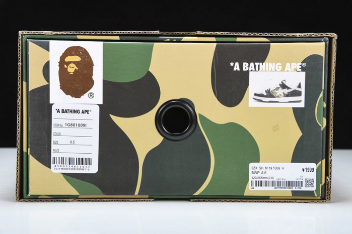a bathing ape bape sta low copshoe bp-027