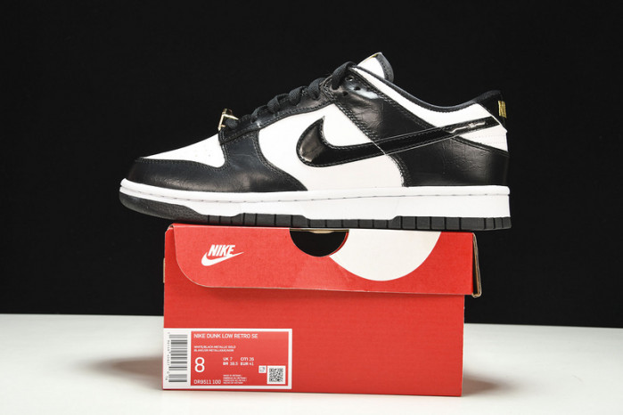 nike dunk low world champs black white dr9511-100