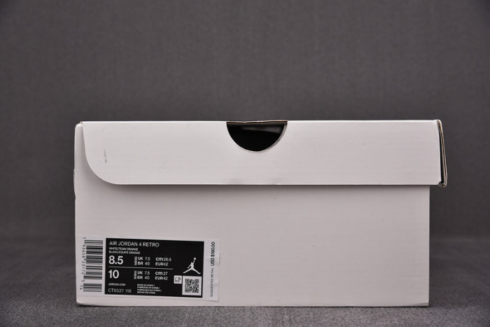 air jordan 4 “university orange” ct8527-118