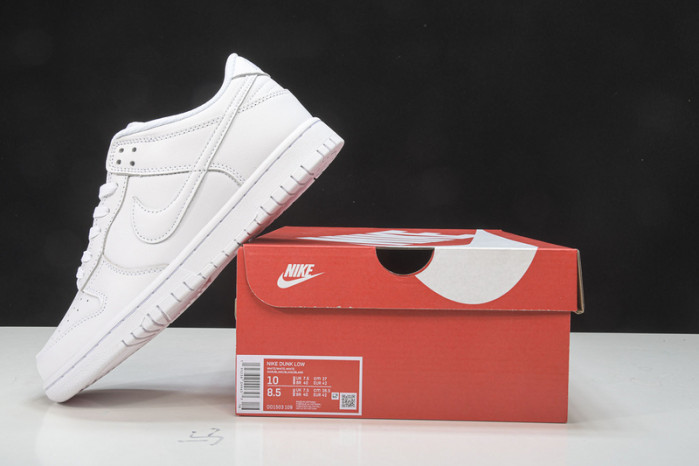 nike dunk low triple white dd1503-109