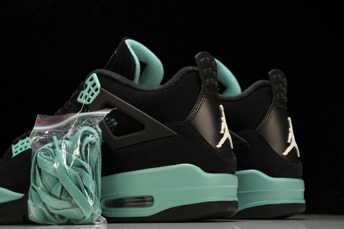 air jordan 4 black tiff any green bq7669-132