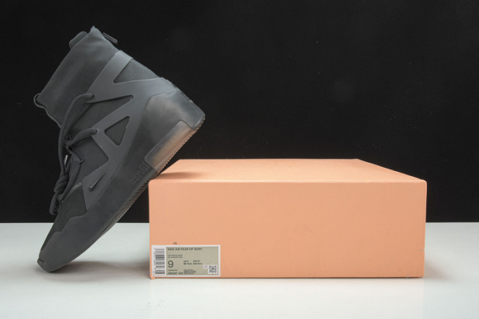 nike air fear of god 1 triple black - ar4237-005