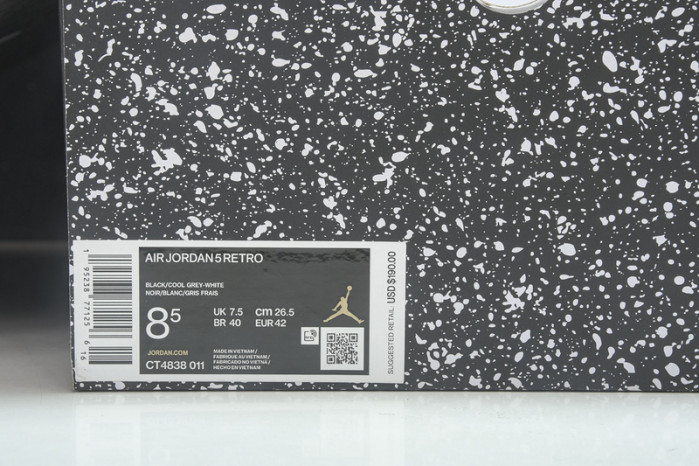 airjordan 5 retro oreo ct4838-011