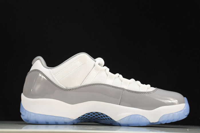 air jordan 11 low "cement grey" av2187-140