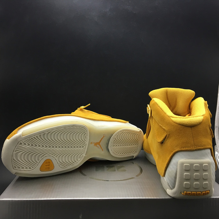air jordan 18 retro "yellow suede" - air jordan - aa2494-701