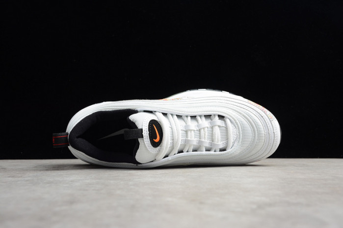 nike womens air max 97 white-orange flower 921733-101