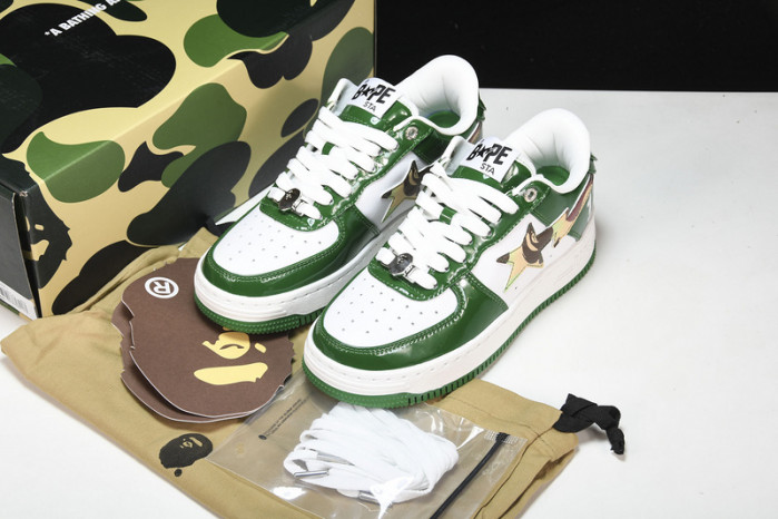 a bathing ape bape sta low copshoe bp-060