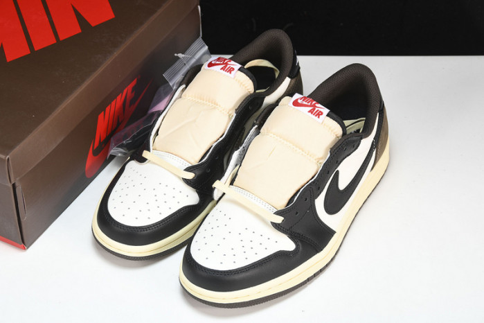 travis scott x air jordan 1 lof dark mocha black cq4277-105