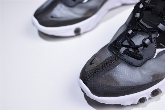 nike react element 87 black white | aq1090-001