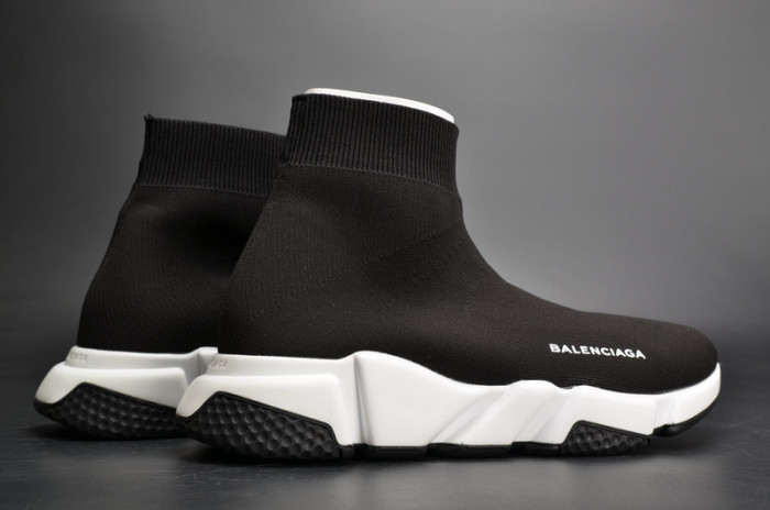 bl stretch mesh high top sneaker black white 454485 w05g0