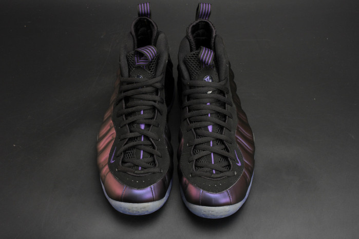 nike air foamposite one “eggplant” black/ varsity purple mens 314996-008